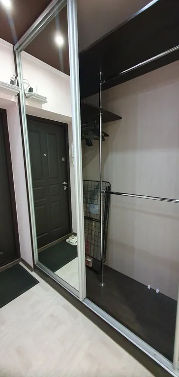 Уютная студия с отдельной спальной зоной, рядом с Иртышом