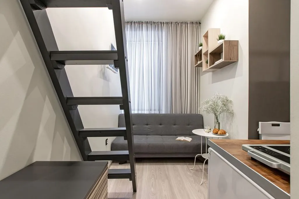 Квартира Квартира Двухъярусная студия на Васильевском острове — Санкт-Петербург