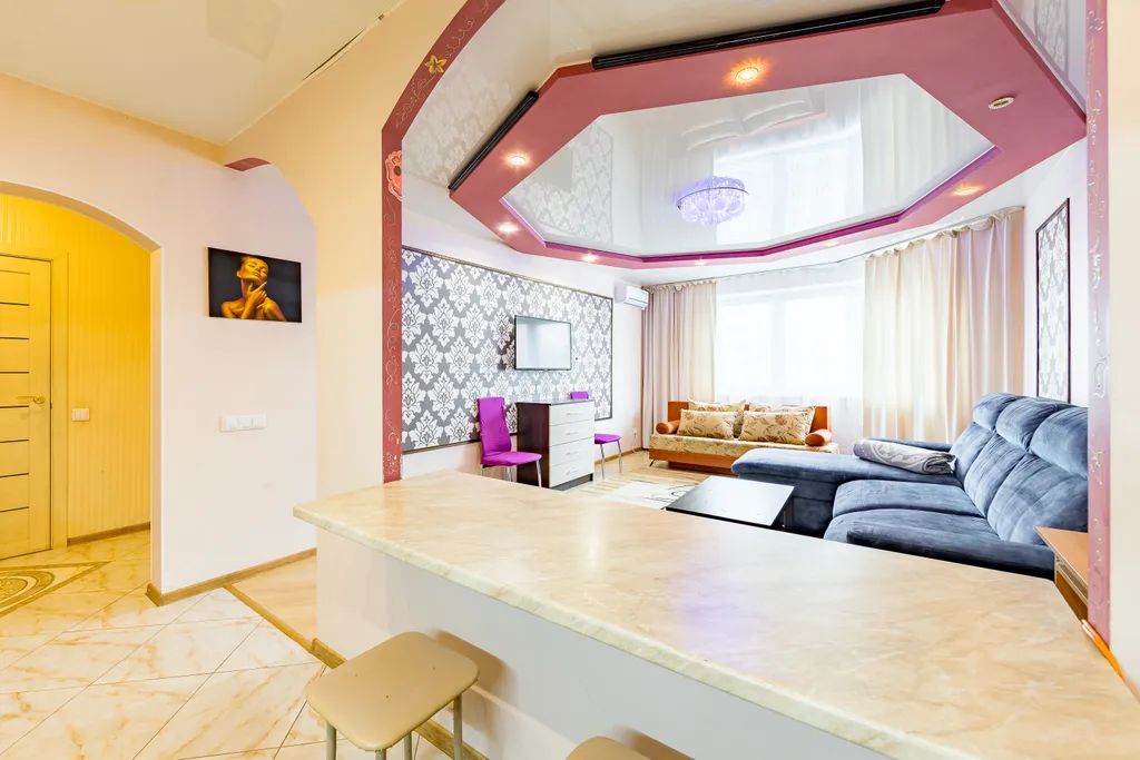 Квартира с оригинальным дизайнерским ремонтом