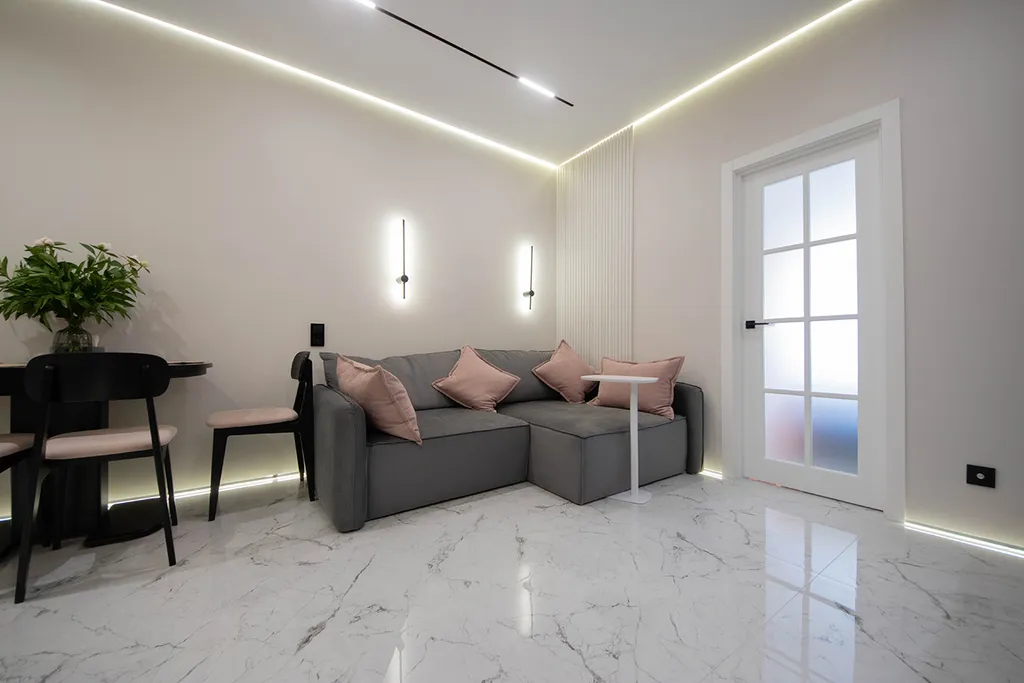 Дизайнерская квартира на берегу моря