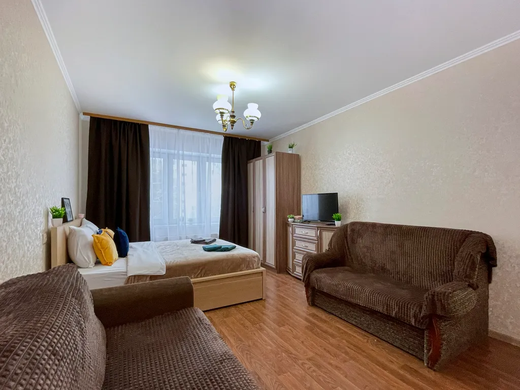 1-комнатная квартира для 1-4 гостей, с большой лоджией