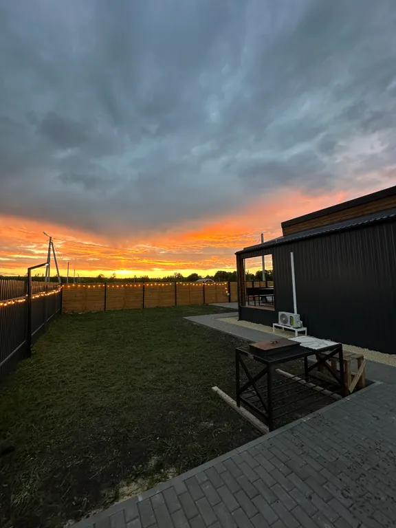 Красивый барнхаус с баней на приватной территории