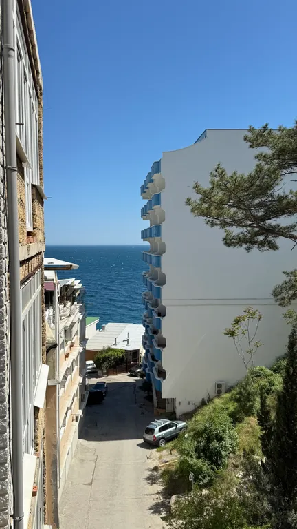 Квартира у пляжа с балконом и зоной барбекю