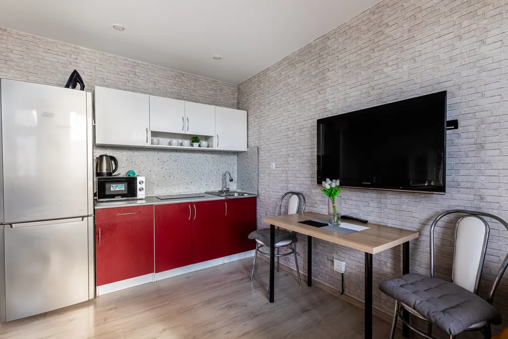 Уютная студия с шикарным видом на город