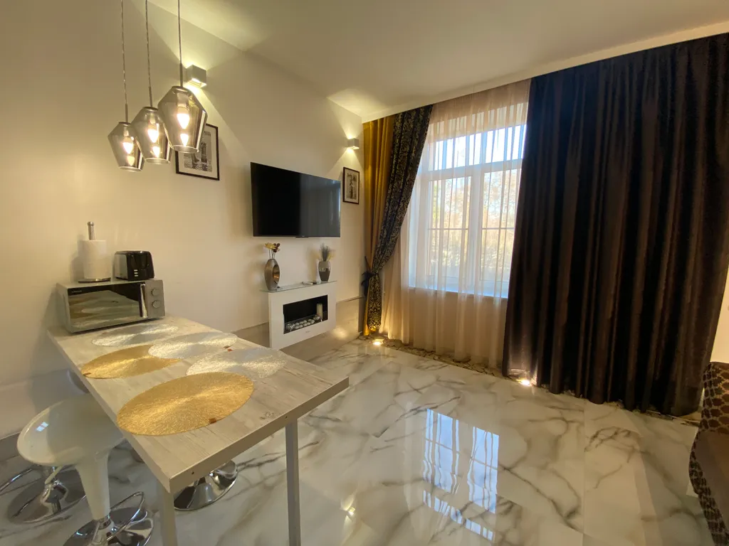 2-х комнатные апартаменты в современном стиле с камином