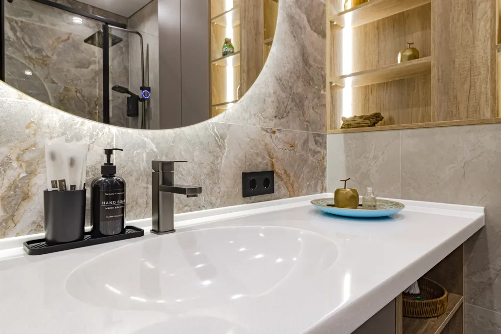 Стильная квартира с видом на Барыс Арена