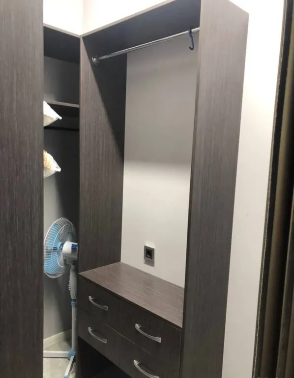 Студия с дизайнерским ремонтом