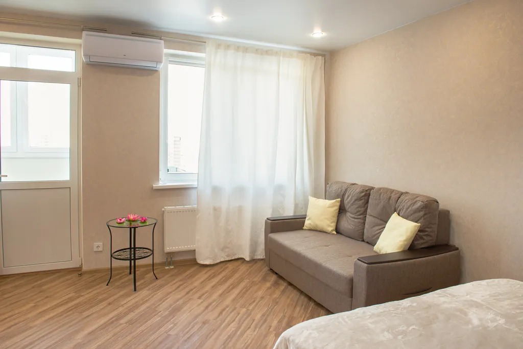 Студия с панорамным видом в географическом центре