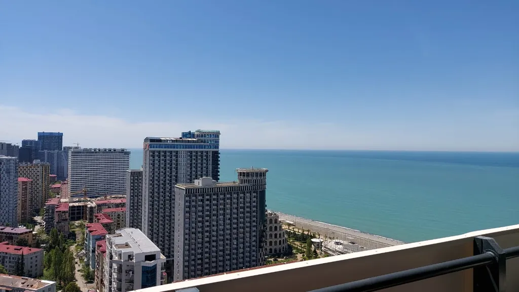 Вид на море, закат с Орби-сити