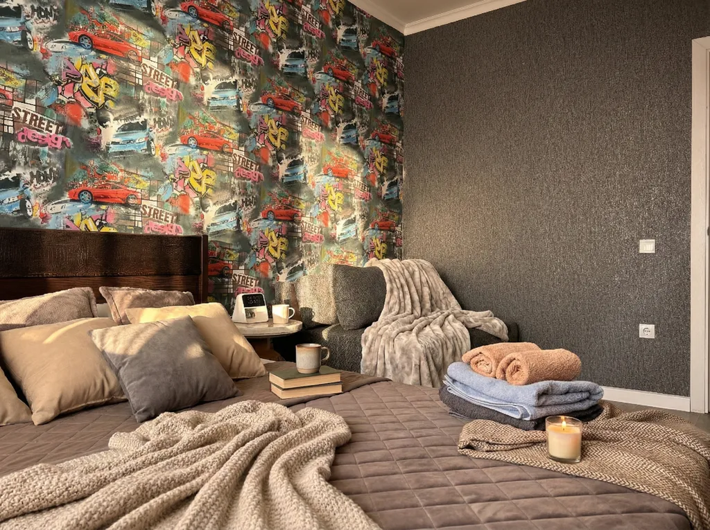 Новая комфортная квартира с кондиционером в удобном месте