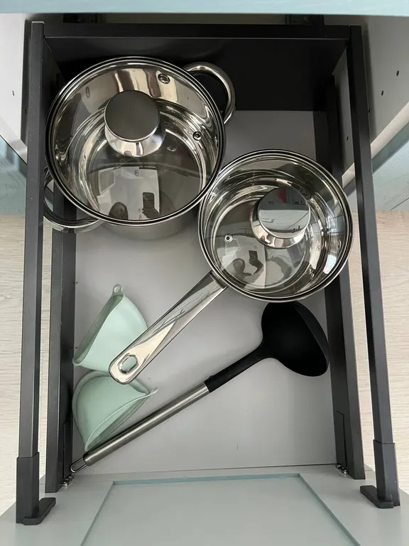 Светлая стильная студия в новом доме