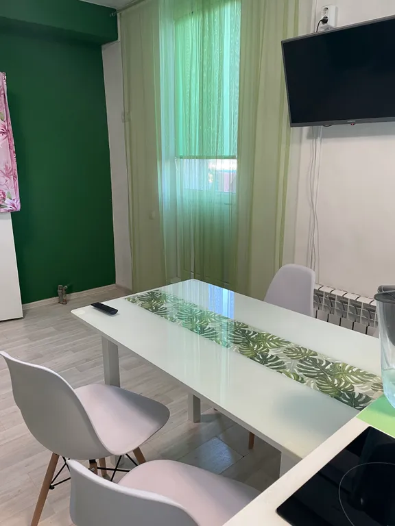 Шикарная студия с выходом на собственную крышу с садовой мебелью