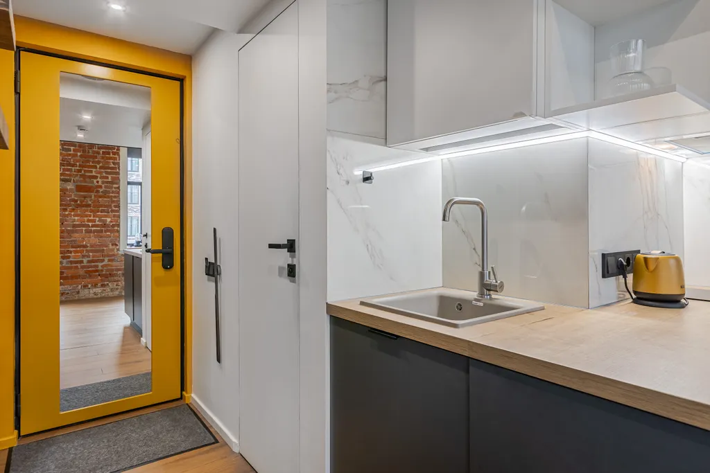 Квартира Квартира Двухуровневый лофт Yellow на Павелецкой — Москва