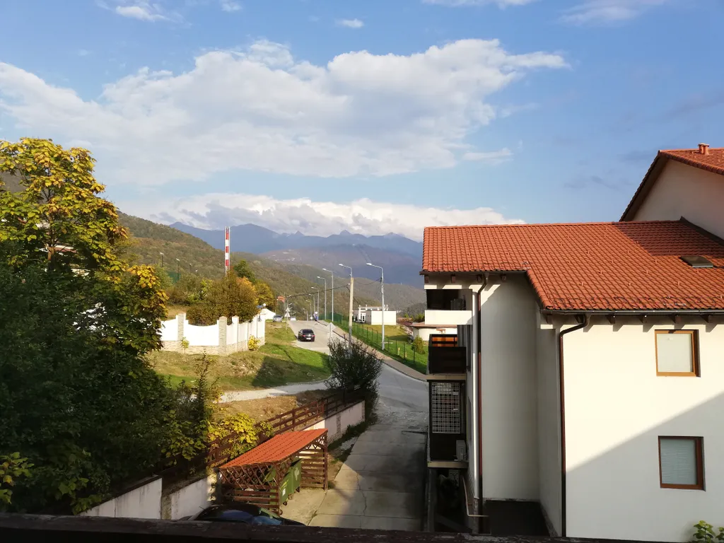 Студия с прекрасным видом на горы