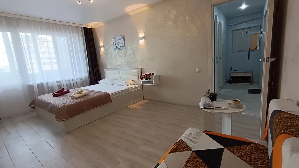 Чудесная квартира с двумя балконами и шикарным видом