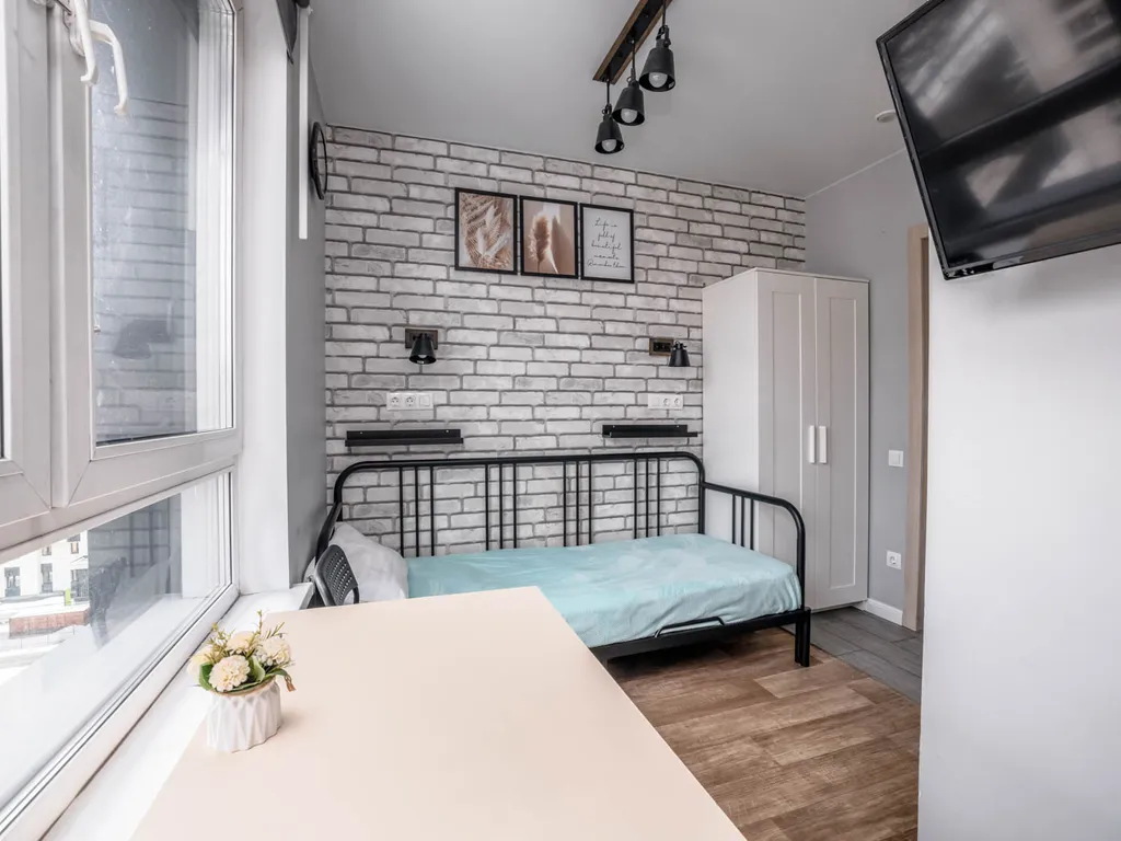 Квартира Квартира Уютная новая студия у метро — Москва