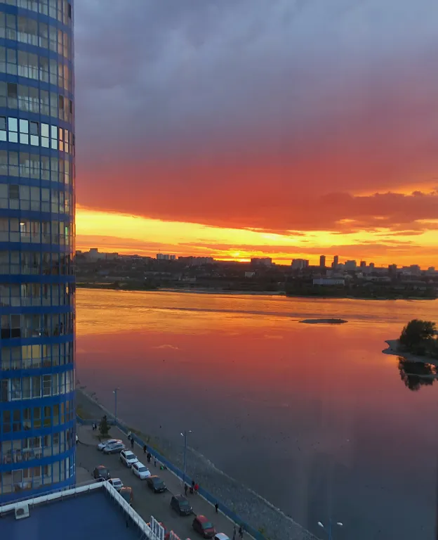 Квартира Квартира с большой лоджией и шикарным видом на Енисей — Красноярск