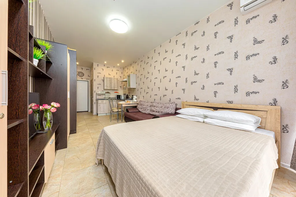 Квартира Квартира-студия Бусинка с балконом — Геленджик