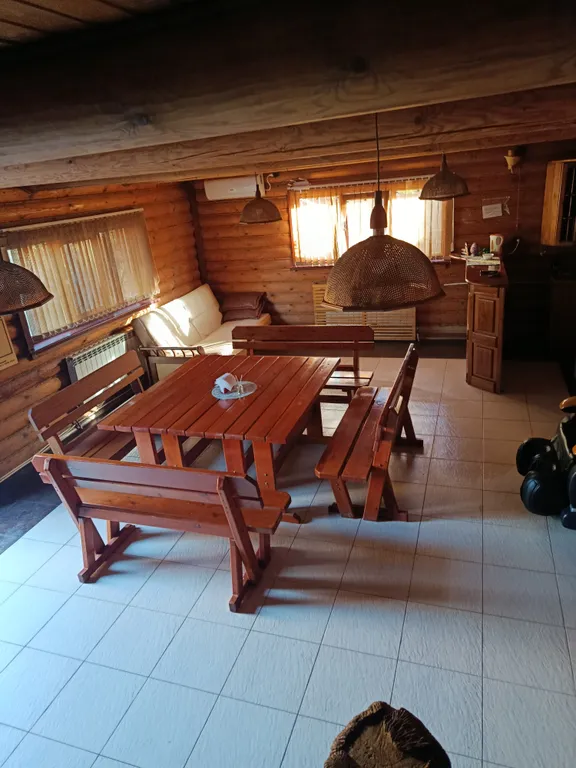 Отдельный дом с бассейном, мангальной зоной и купелью