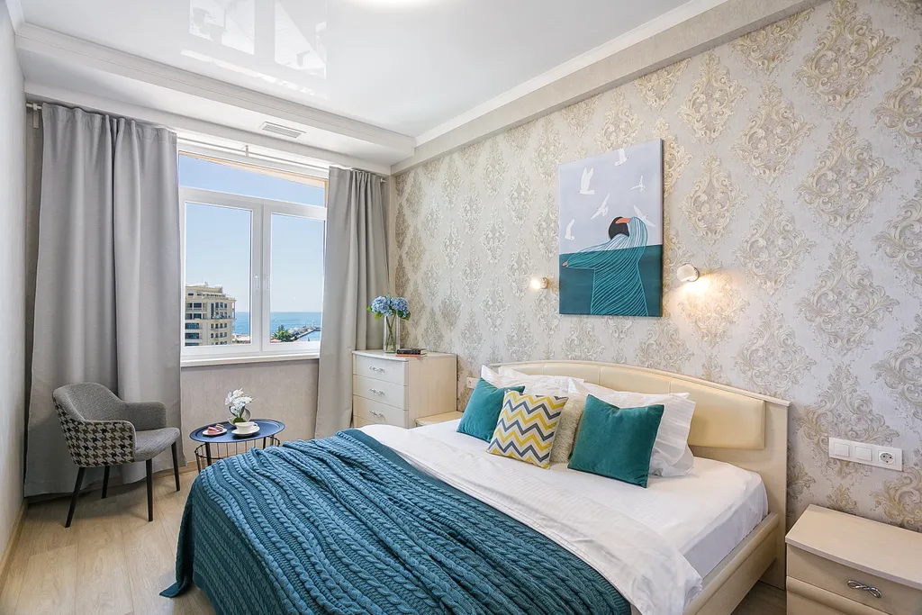 В самом центре с видом на море