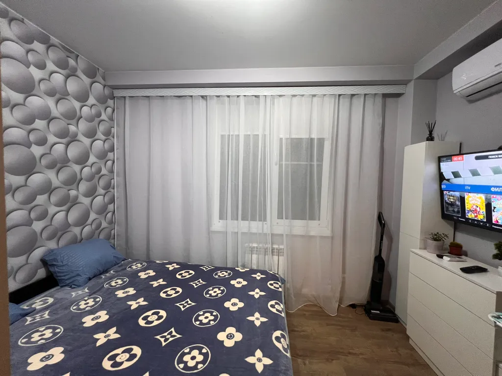 Уютная однокомнатная квартира на 4 человек