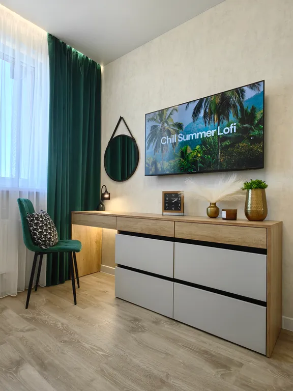 Двухкомнатный апартамент Family inn с кондиционером