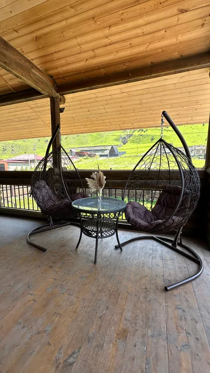 Дача из сруба в Барзикау рядом с Верхним Фиагдоном с бассейном