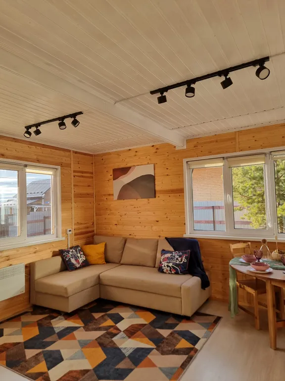 Просторный домик вблизи леса с баней