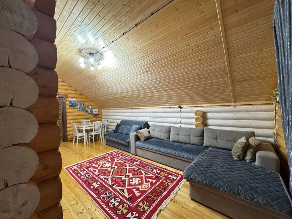 Домик у моря из бруса