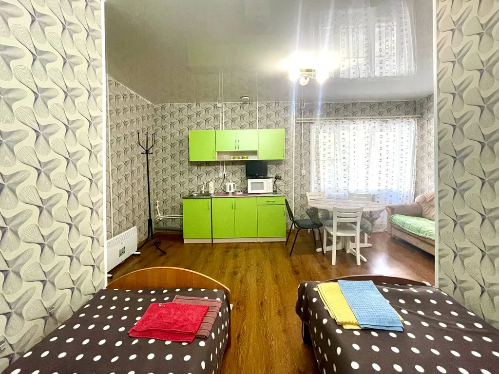 Квартира с кухней-гостиной  и отдельной спальней