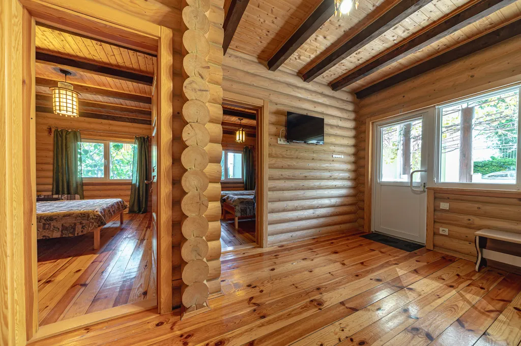 Этаж деревянного сруба