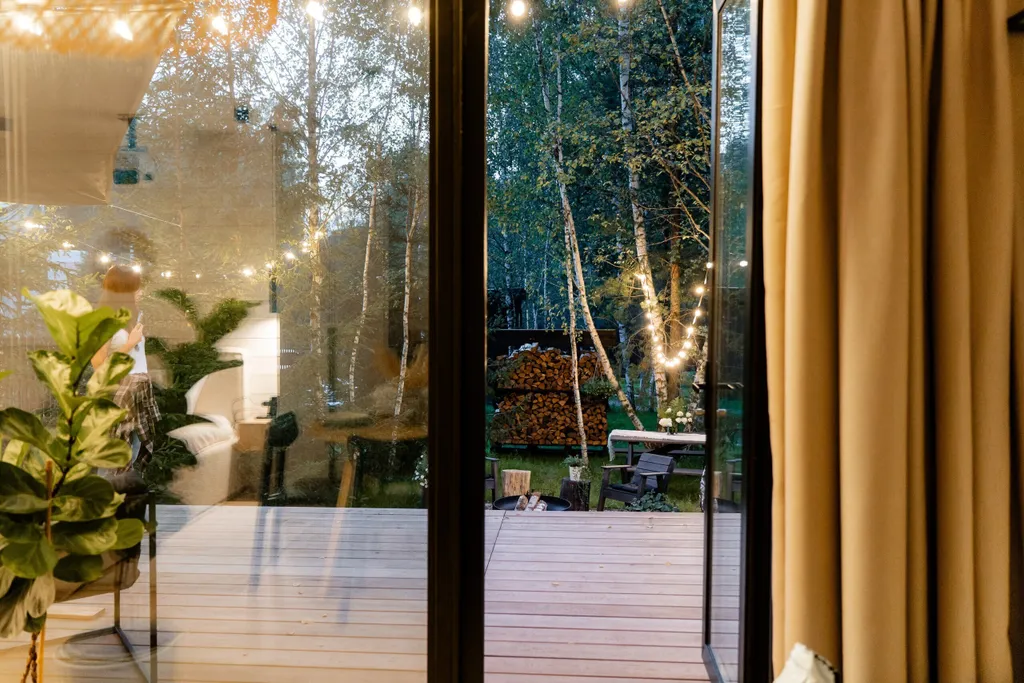 Уютный дом с сауной в лесу