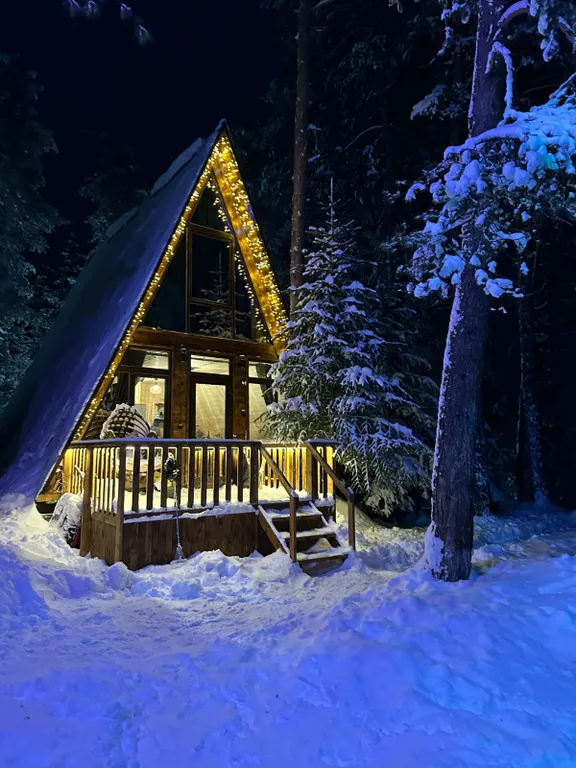 Коттедж Двухэтажный А-фреим — аренда посуточно в Архыз