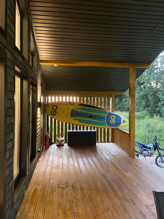 Дом с баней на Рузском водохранилище