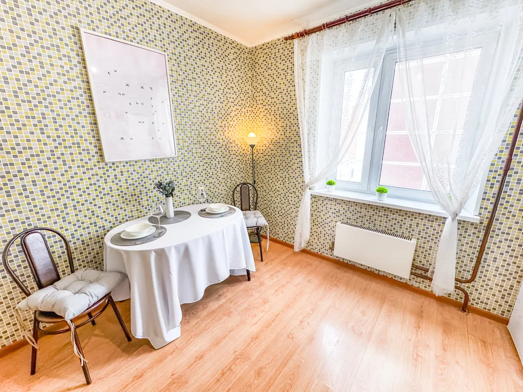 Квартира Просторная квартира с современным дизайном и мягкой мебелью — Лобня