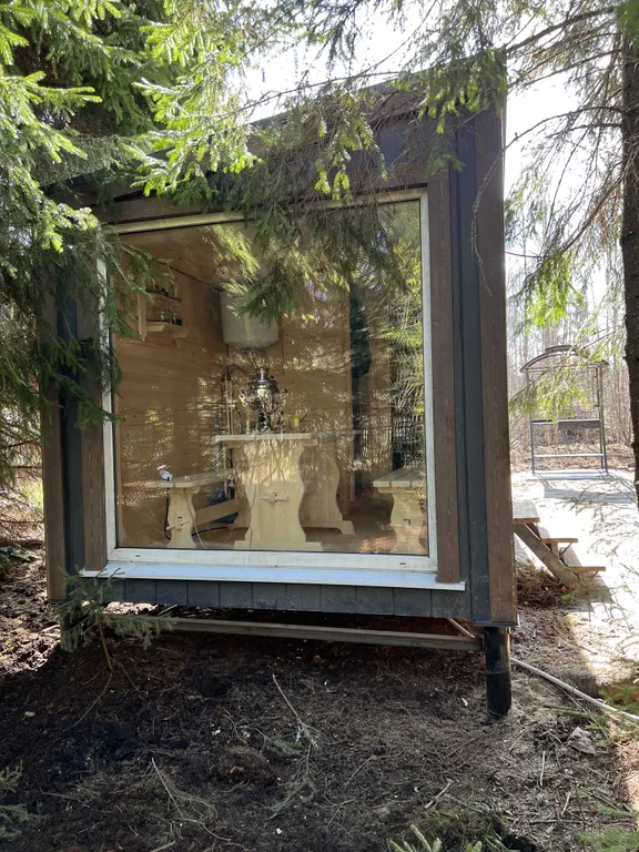 Коттедж Дом с панорамными окнами в лесу — Ломоносов