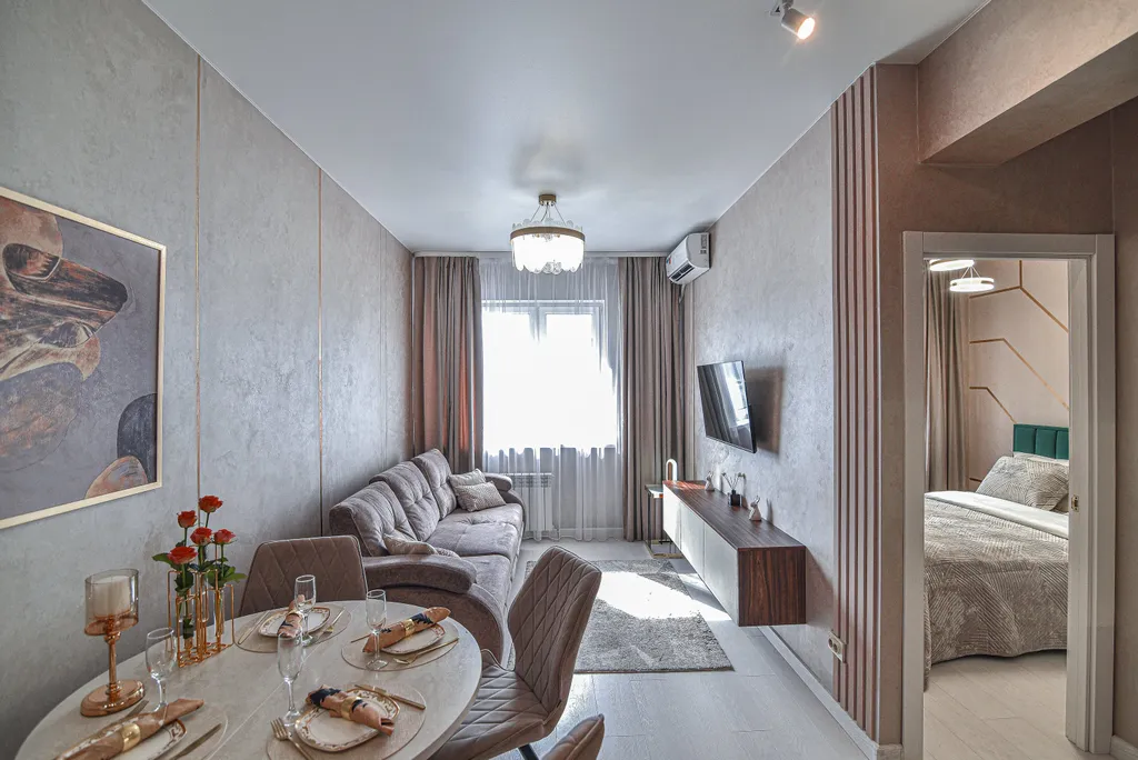 Уютная евродвушка в центре города, поблизости от Горного Воздуха