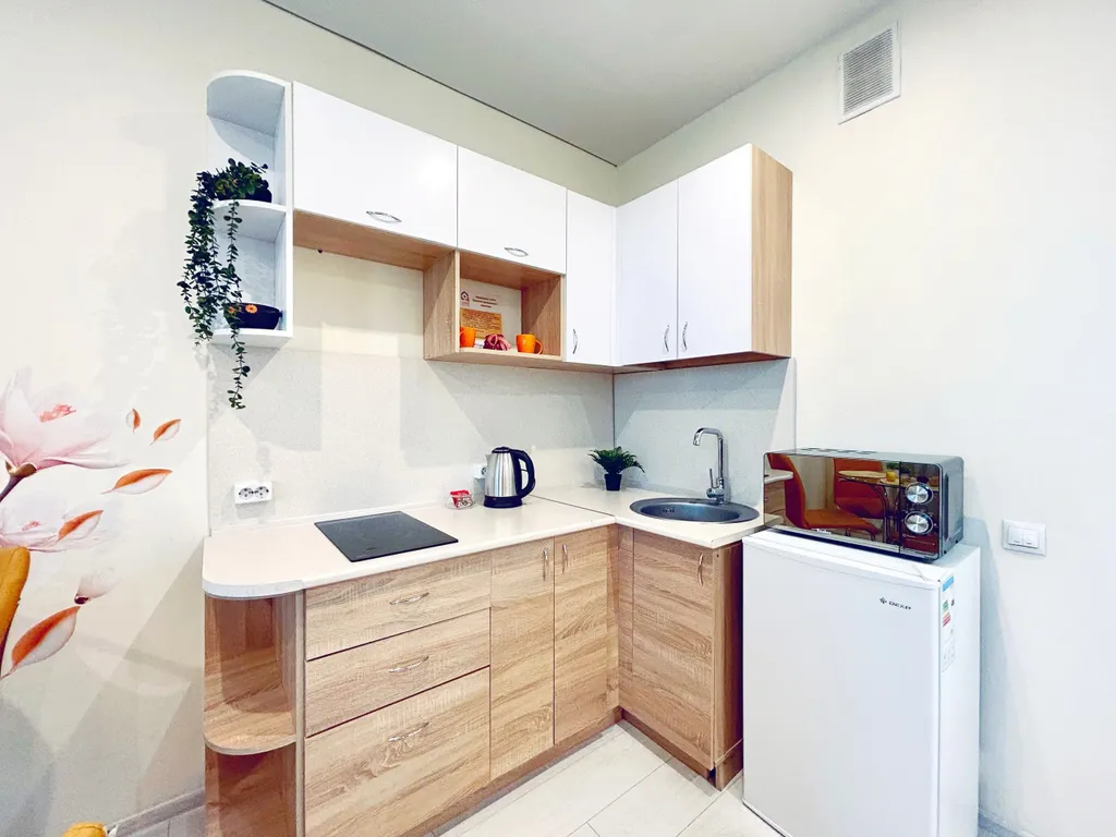 Уютные 1-комнатные апартаменты в ЖК бизнес-класса «Алые Паруса» в центре