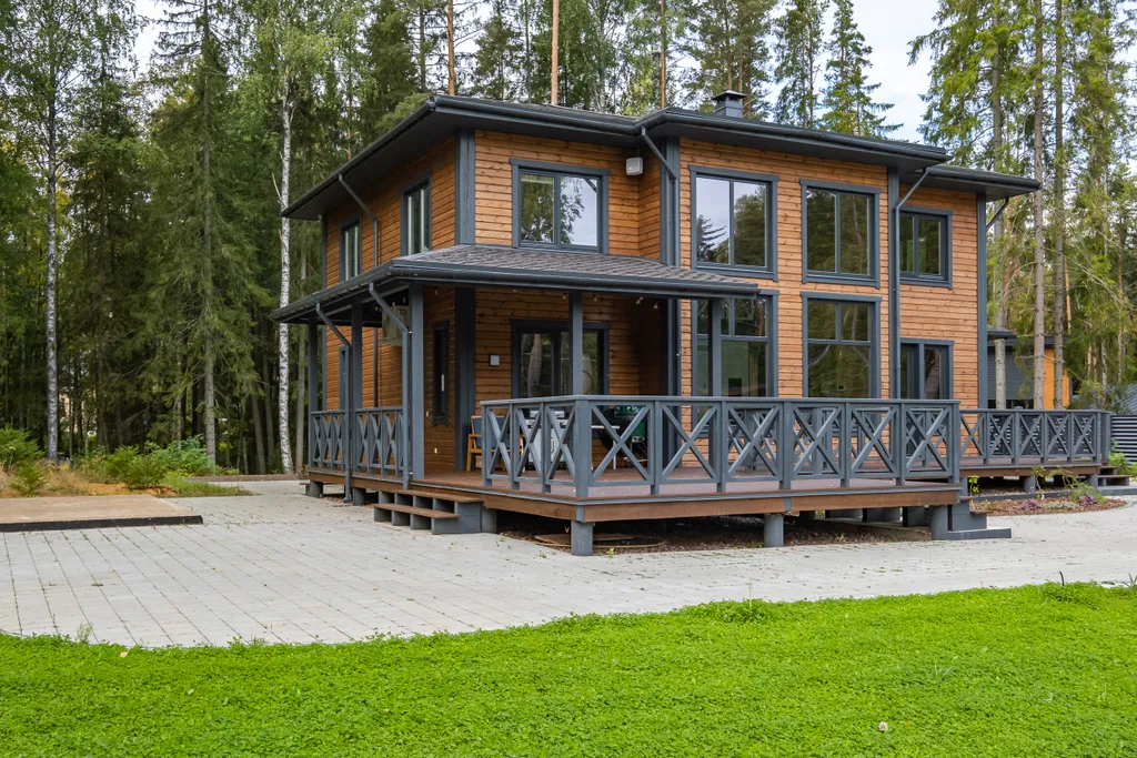 Коттедж Прекрасный коттедж для семейного отдыха! — Васкелово