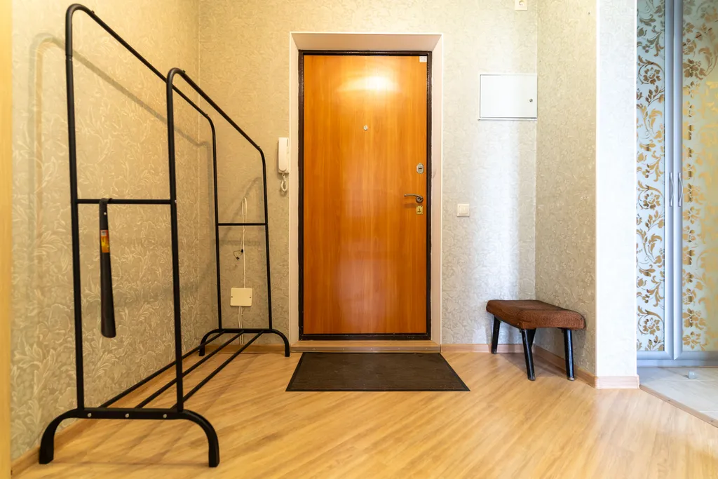 Дизайнерская двушка с биокамином