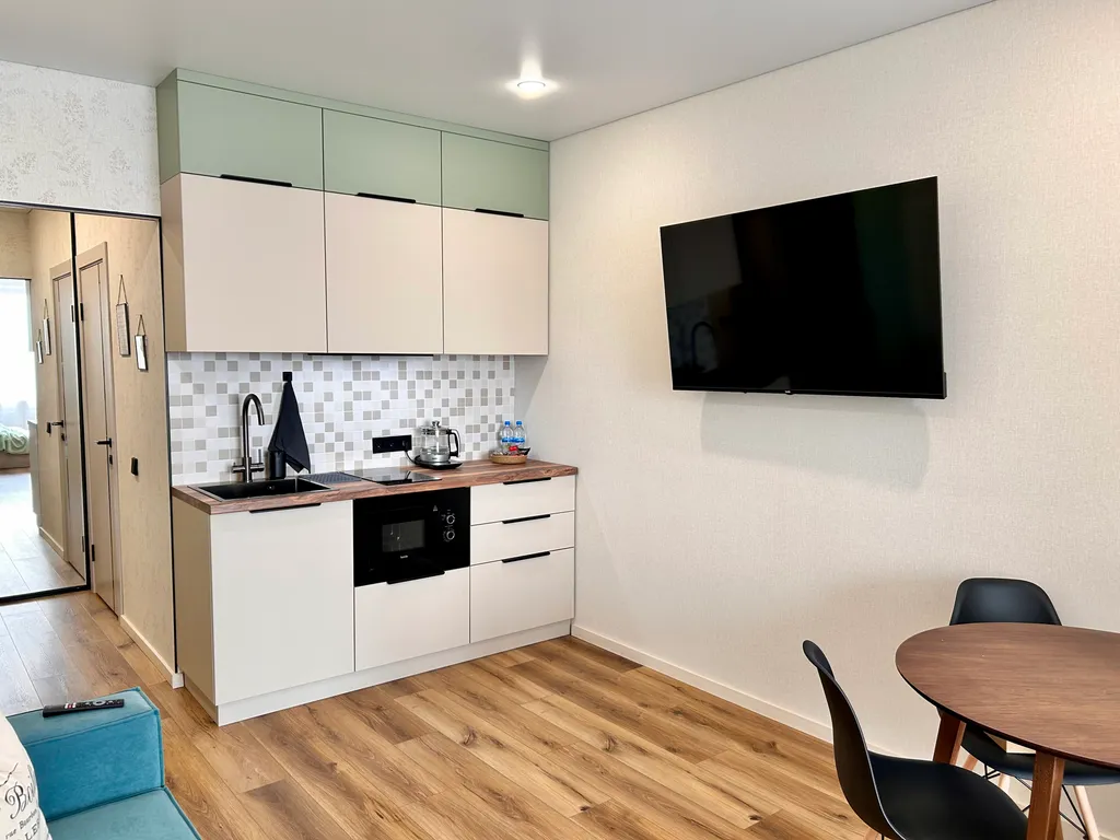 Уютные апартаменты в ЖК бизнес-класса с зарядкой для электромобилей