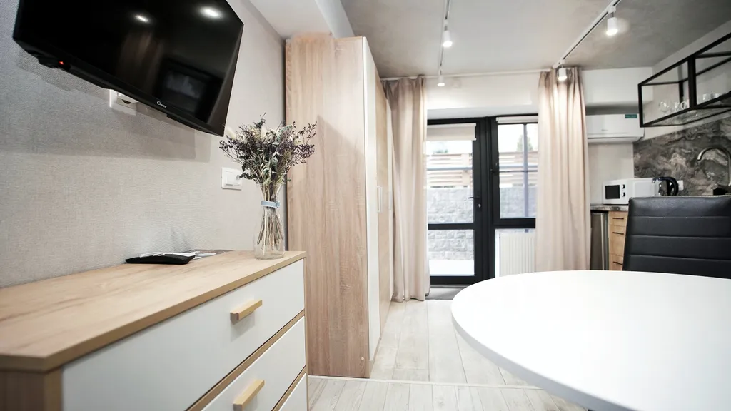 Идеальная студия с террасой и спальной зоной — всё, что нужно для вас