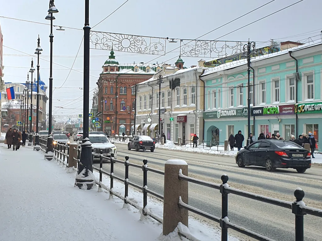 Тишина, тепло, уют в центре города