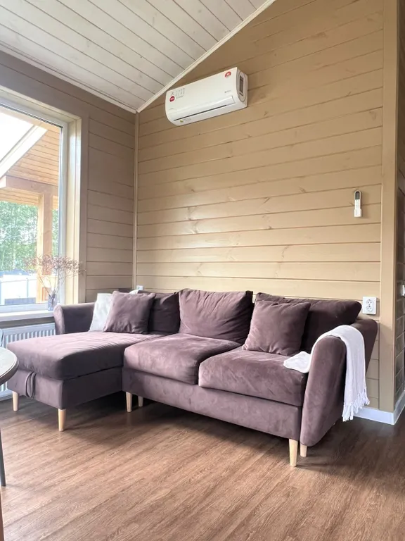 Просторный дом с баней и чаном