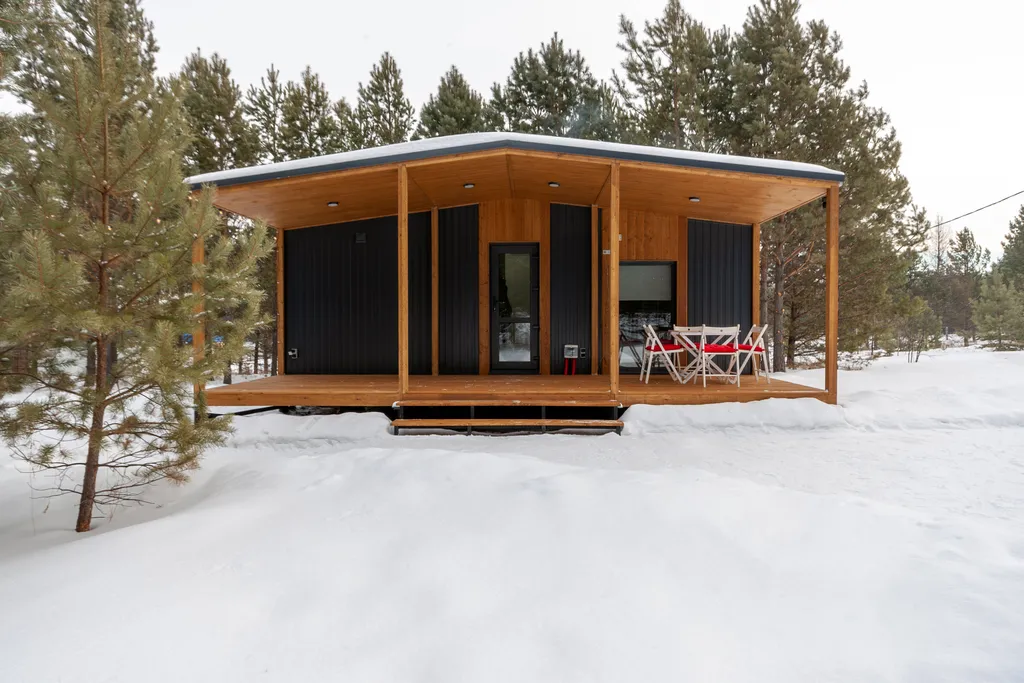 Дом в скандинавском стиле Хютте