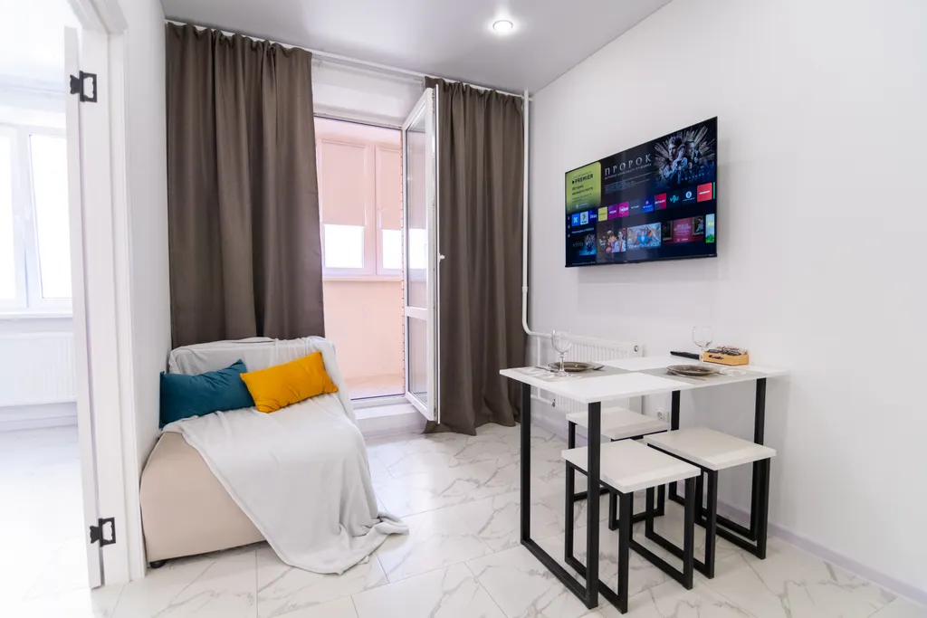 Апартаменты с стильным ремонтом на троих