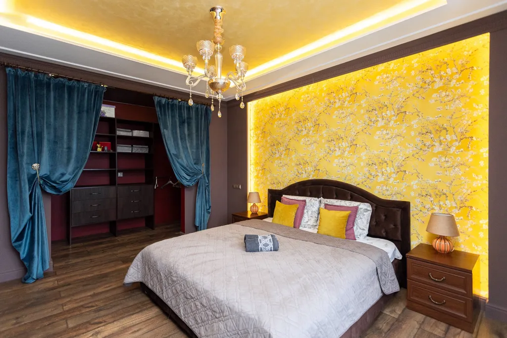 Квартира Квартира Уютная евро трешка в стиле барроко — Калининград