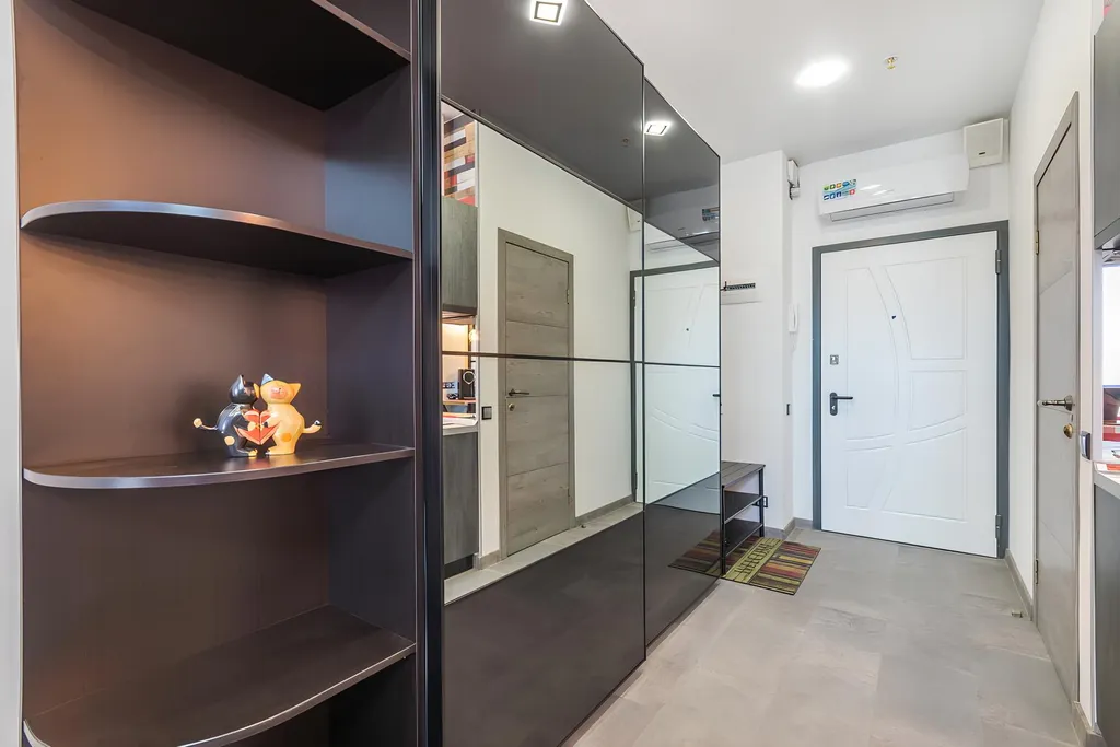 Квартира Квартира Студия Красное и чёрное 243. Арт Апартс Запад. — Москва