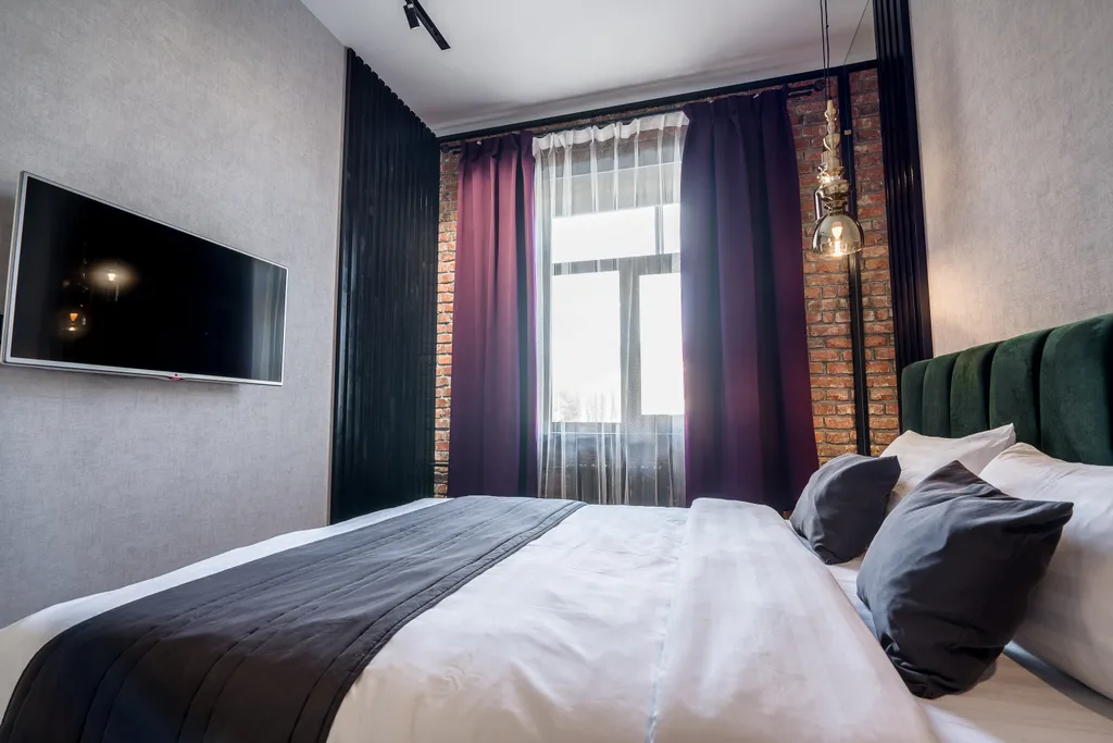 Апартаменты лофт с 2 спальнями в центре Минска