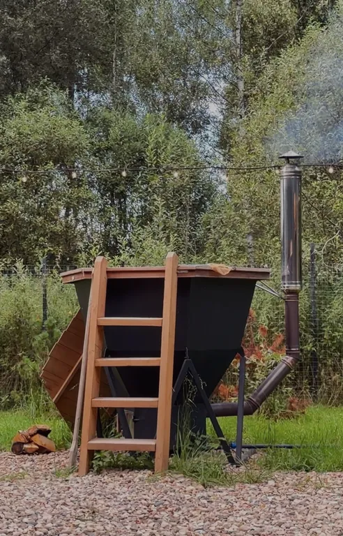 Дом в стиле a-frame в лесу в 10 км от Смоленска рядом с р. Днепр